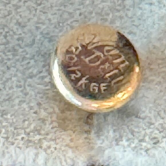 Van Dell Demi-Parure Gold Brooch and Earrings Vintage Set in Gold and Pink - Picture 5 of 12